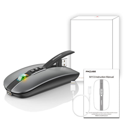 Wireless Mouse Bluetooth Dual Mode 2.4G/BT5.1 Silent Mouse 2400DPI PC Notebook Business Office