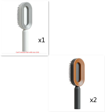 Self Cleaning Hair Brush One-key Airbag Massage