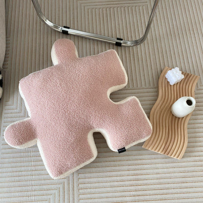 Creative Puzzle Shaped Throw Pillow