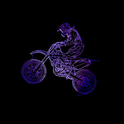 New Style 3D Motorcycle LED Lamp with Touch Remote