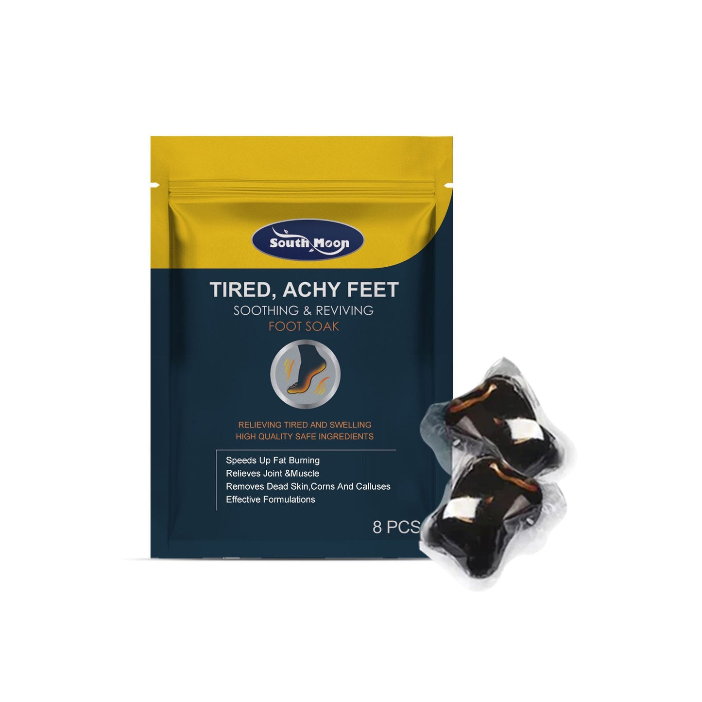 Soothing & Reviving Foot Soak, Slimming Body Sculpting Relieves Venous Joint Pain Body Care Foot Bath Gel