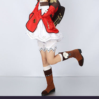 Genshin Impact cosplay Luoli animation game Westwind Knight Tuanhua Keli cos clothes matching shoes