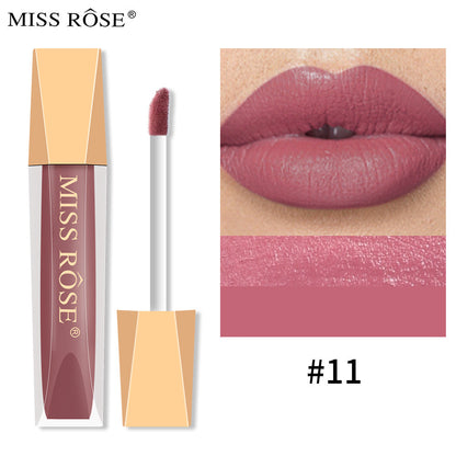 Matte Lip Gloss Liquid Pearlescent Lip Gloss Non Fading Non Stick Cup Velvet Lip Glaze Lipstick