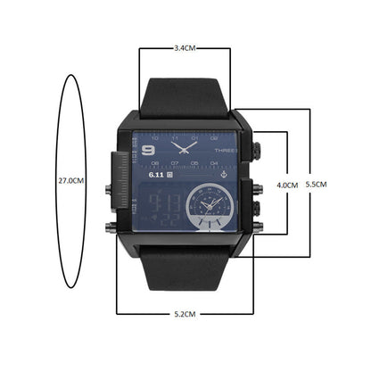 611 Date Countdown Waterproof Electronic Watch