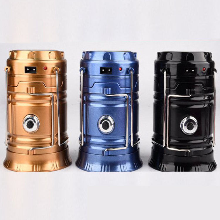 Solar Telescopic Camping Lantern with Multi-Functionality