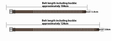 Women's Casual Star Double Row Air Hole Belt