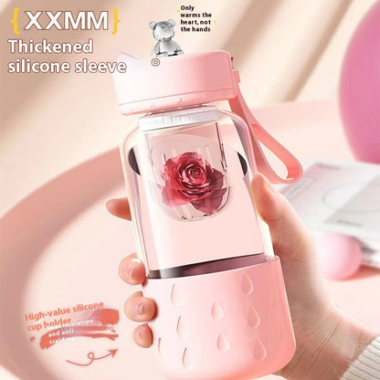Magnetic Tea Infuser Glass Cup