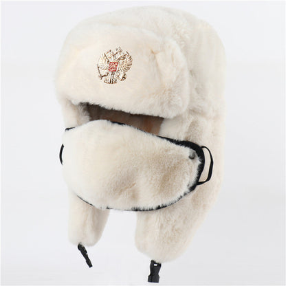 Ushanka Imitation Rabbit Fur Earmuffs Hat
