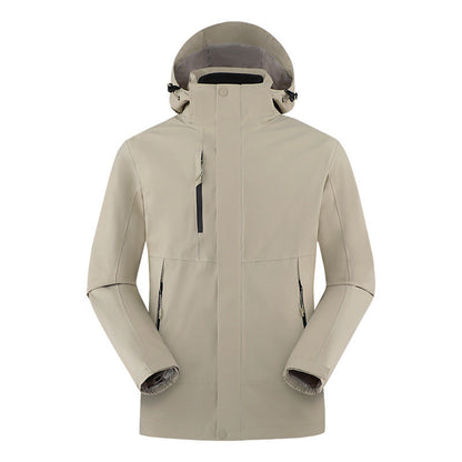 Full Heat Seal Shell Jacket Three-in-one Windproof Outdoor