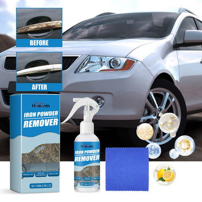 HOMONTH Iron Powder Remover, Decontamination Refurbishing Spray For Metal Parts Of Bicycle Wheels