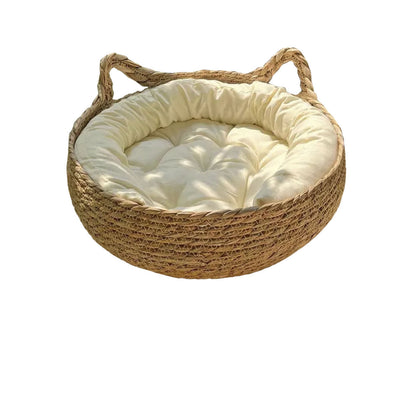 Cat Nest Winter Warm Cat Nest Cushion Thick Winter Round Nest House