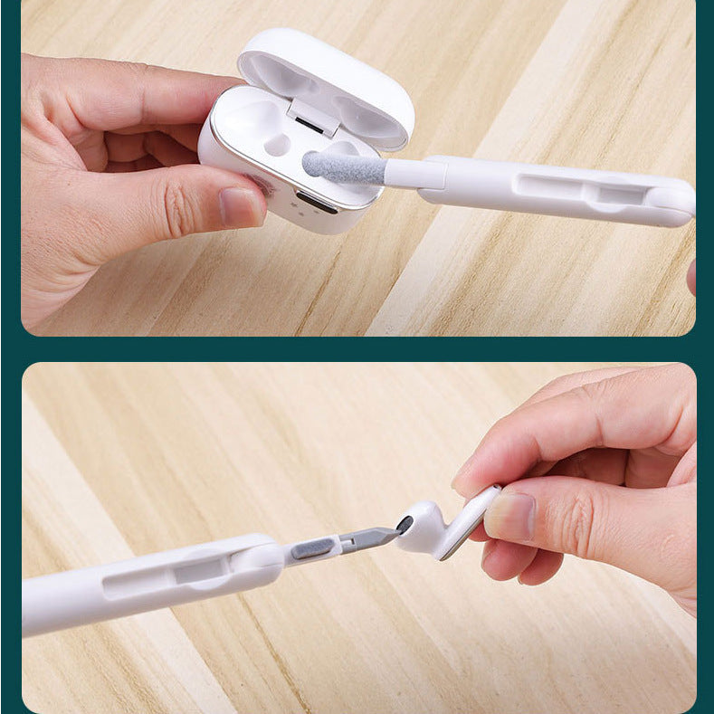 New Multi-Function Bluetooth Headset Cleaning Pen Keyboard Earplugs Computer Cleaning Brush Set Mobile Phone Cleaning Tool