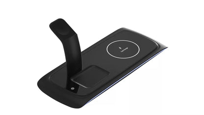 Three in one wireless charger suitable for Apple Watch, headphones, mobile phones, 15W wireless fast charging