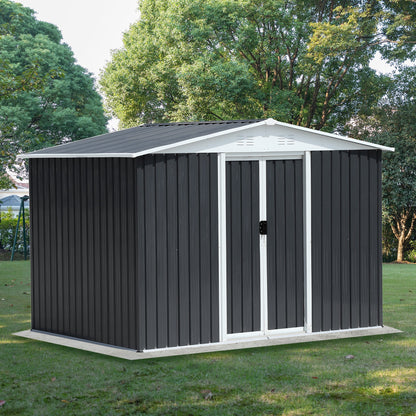 GO 47.2" Large Wooden Dog House Outdoor, Outdoor & Indoor Dog Crate, Cabin Style, With Porch, 2 Doors