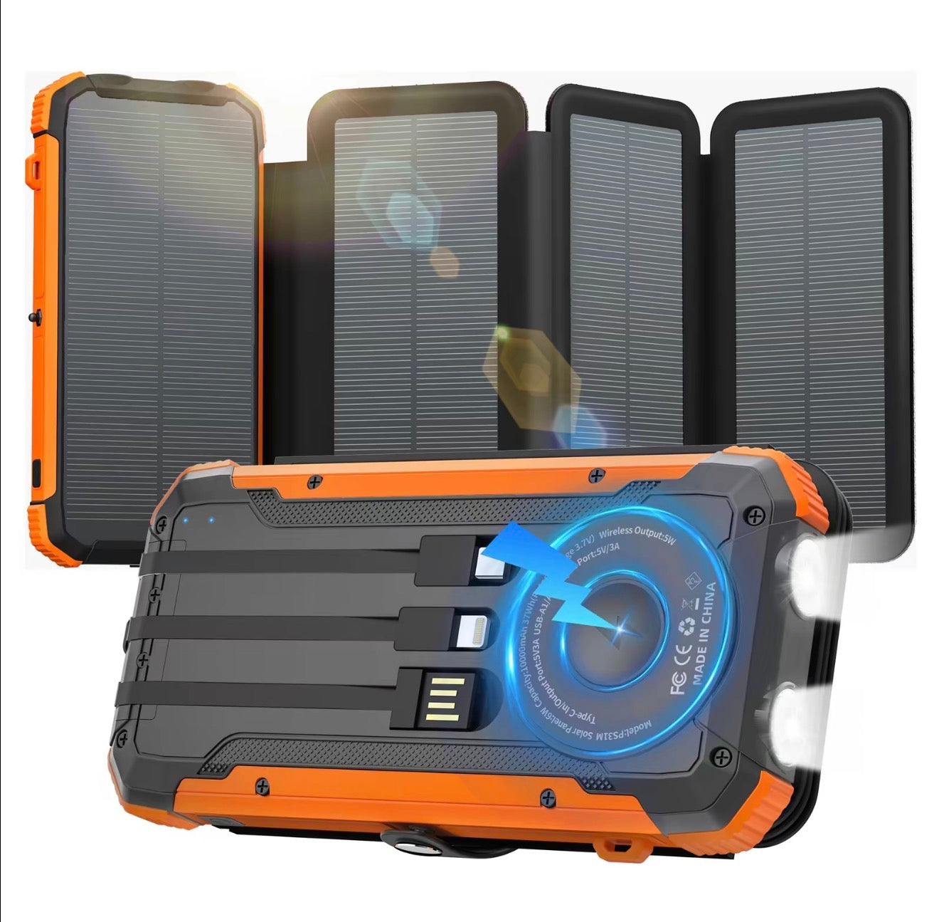 SolarMax Foldable Power Bank