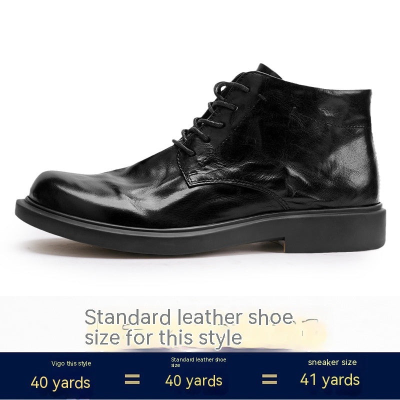 Short Business Casual High-top Martin Boots