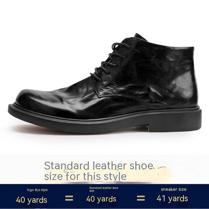 Short Business Casual High-top Martin Boots