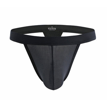 Men's Mesh T-shaped Sexy Underwear Low Waist Sexy
