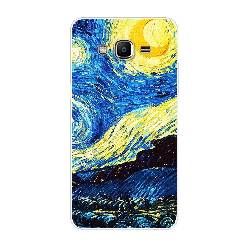 Samsung Cute Cartoon TPU Painted Phone Case