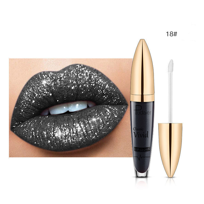 Pudaier Glitter Flip Matte Lip Gloss