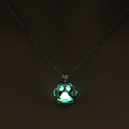 Animal night light necklace