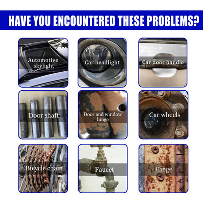 Multipurpose Rust Cleaning, Metal Door And Window Cleaning Rust Remover Screws Bolt Loosening Rust Remover Converter