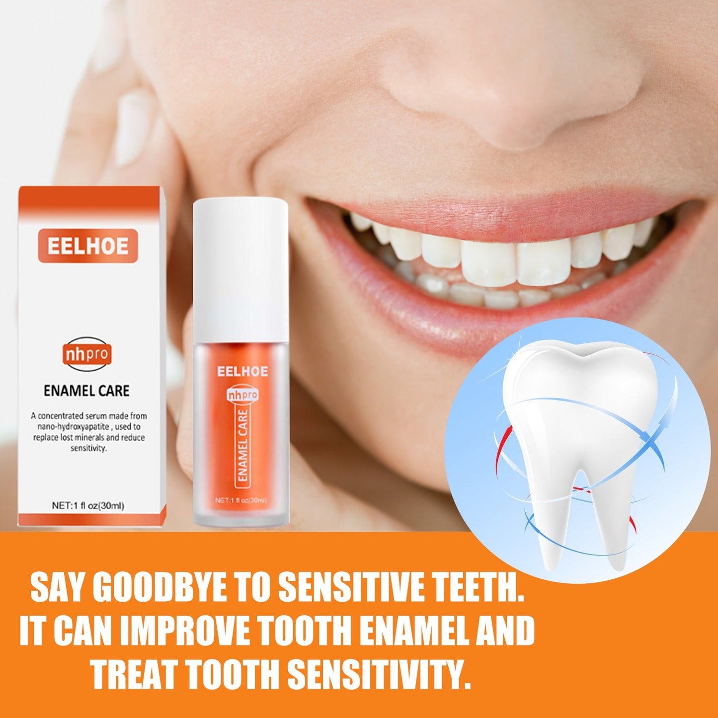 EELHOE V34 Toothpaste Purple Orange Toothpaste For Repairing Teeth Oral Cleaning Whitening And Removing Tooth Stains