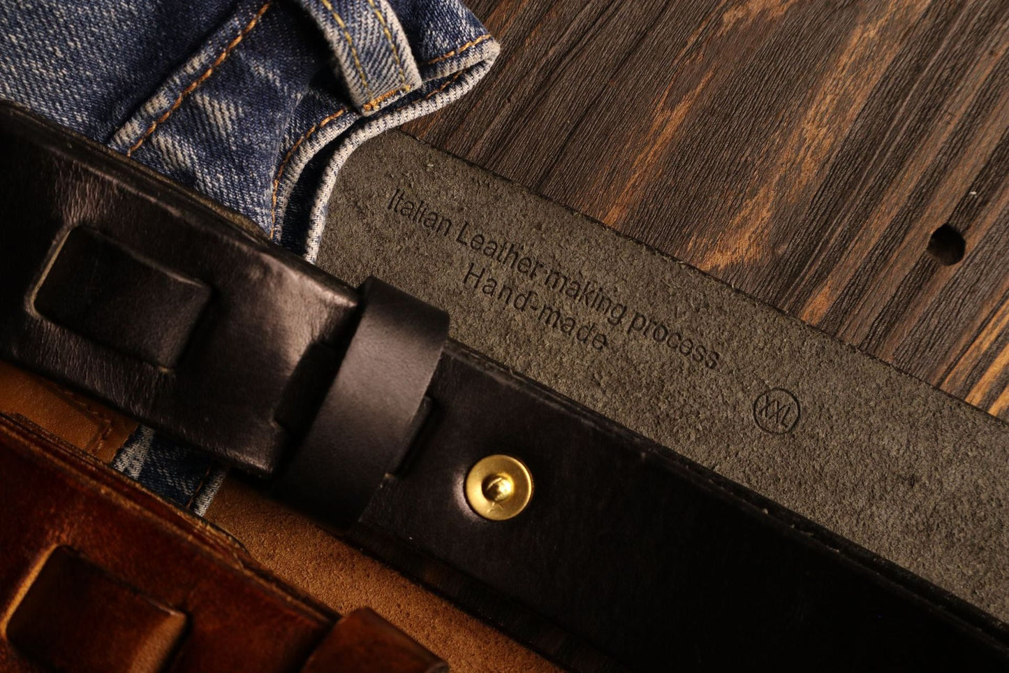 Men's Hemp Copper Buckle Woven Belt