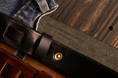 Men's Hemp Copper Buckle Woven Belt