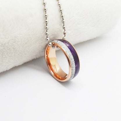 Rose Gold Lapis Lazuli Couple Rings