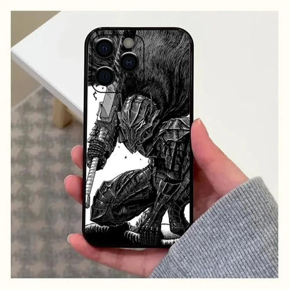 GutsrkiPhone Anime Phone Case 15 New SE Black