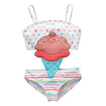 Baby Girls' Watermelon One-Piece Swimsuit