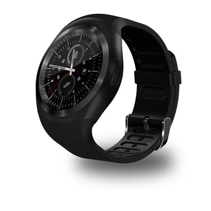Bluetooth Y1 Smart Watch Relogio Android SmartWatch Phone Call GSM Sim Remote Camera Information Display Sports Pedometer