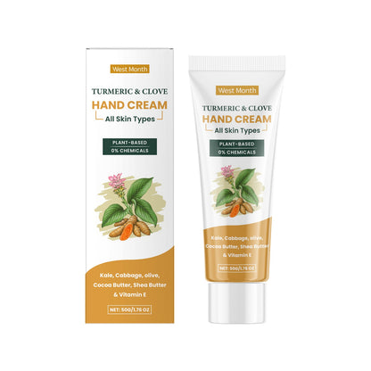 Turmeric Clove Oil Hand Cream Gentle Moisturizing And Hydrating Winter Hand Cream For Dry Hands