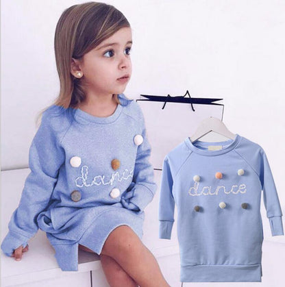 Bear Leader Girls Dress Pentagram Princess Dress Brand Girls Clothes Children Clothing European and American Style Girls Dresses