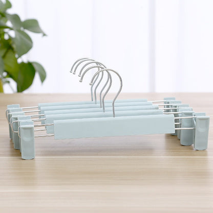 Non-Slip Plastic Clothes Rack Trouser Rack Skirt Clip Underwear Rack Frosted Drying Clothes Rack