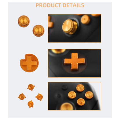 Suitable for replacing Nintendo Switch Pro controller button accessories with metal buttons on Nintendo controllers