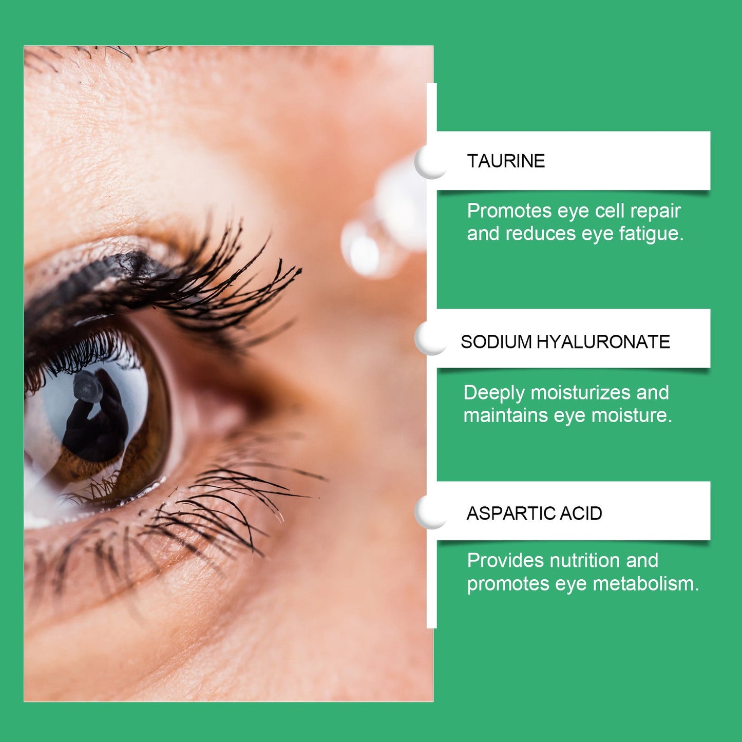 Eye Care Solution Relieves Dryness, Soothes Moisture And Keeps Your Eyes Comfortable Portable Eye Care Drops