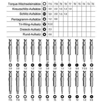 Screwdriver Set 25 in 1 Torx Multifunctional Opening Repair Tool Set Precision Screwdriver For Phones Tablet PC