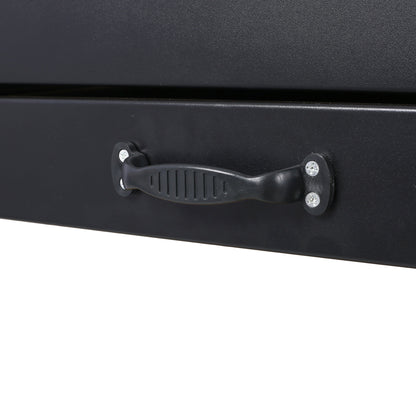 Steel Workbench Tool Storage Work Bench Workshop Tools Table W/Drawer and Peg Board ,4xAC outlets 2xUSB Ports