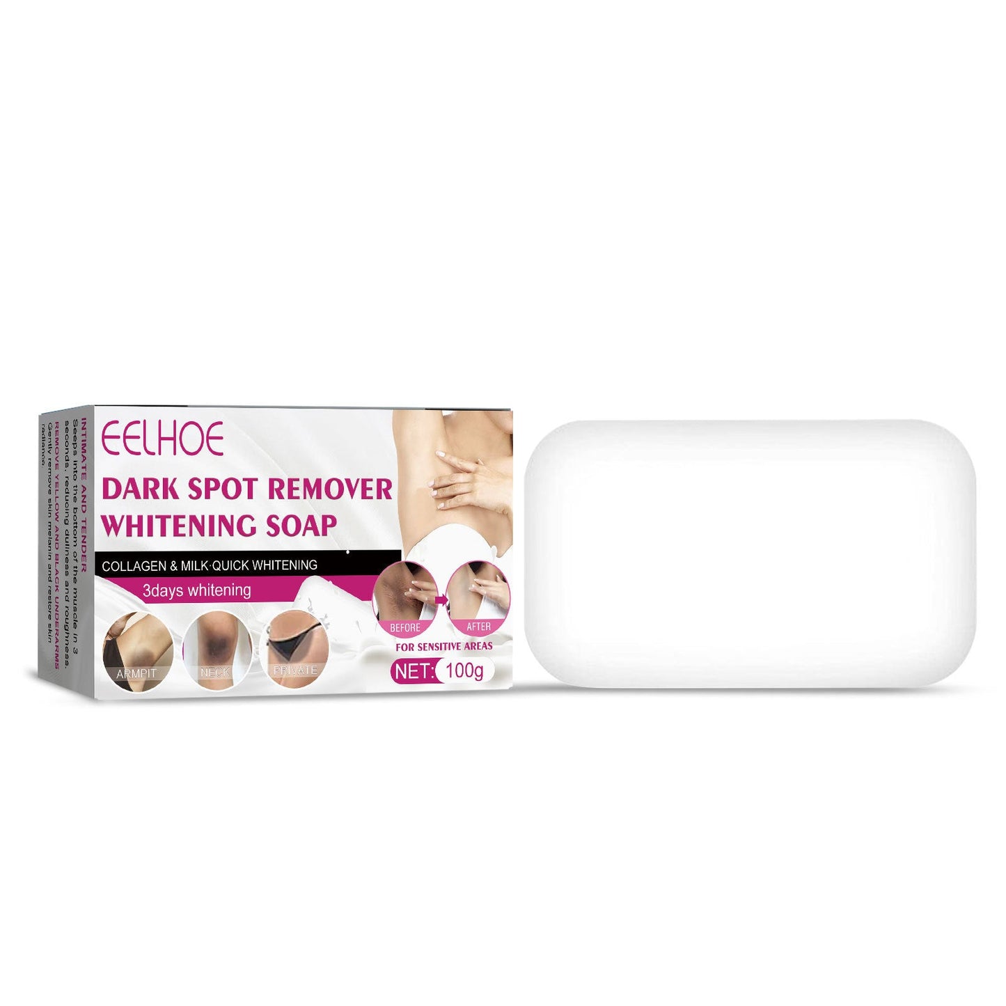 Underarm Beauty Soap, Joint Elbow Clean Desalting Skin Melanin White Body Moisturizing Brightening Skin