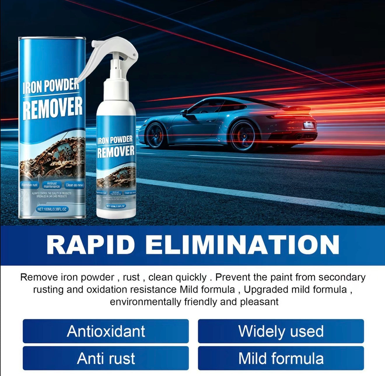 IronX Wheel & Metal Surface Cleaner