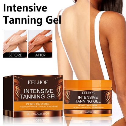 Intensive Tanning Gel, Beach Tanning Wheat Tan Is Light And Non-Greasy