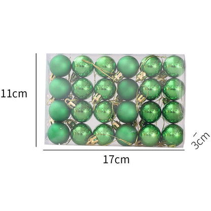 Christmas Ball Plastic Electroplating Christmas Ball Christmas Tree Creative Decoration Gift