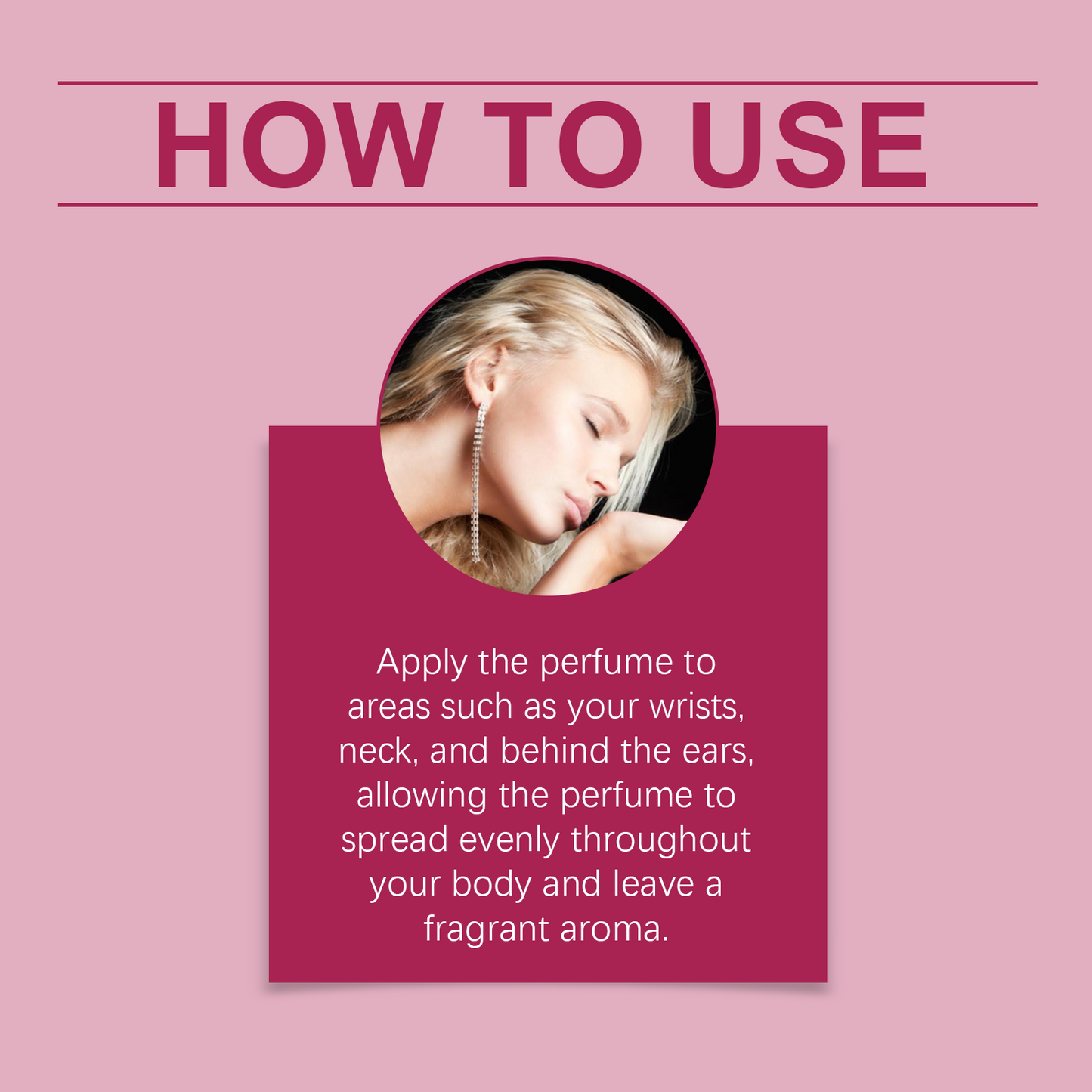 Women's Roll-On Perfume Rose Wrist And Neck With Fragrance Portable Portable Fresh Niche Fragrance Perfume