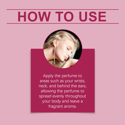 Women's Roll-On Perfume Rose Wrist And Neck With Fragrance Portable Portable Fresh Niche Fragrance Perfume
