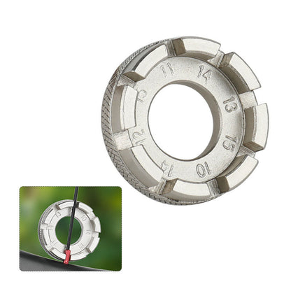 Multi specification circular steel wire spoke adjustment wrench bicycle bicycle wheel rim repair tool