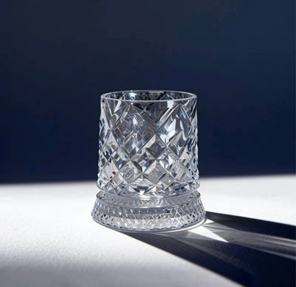 CrystalTwirl Rotating Drink Glass