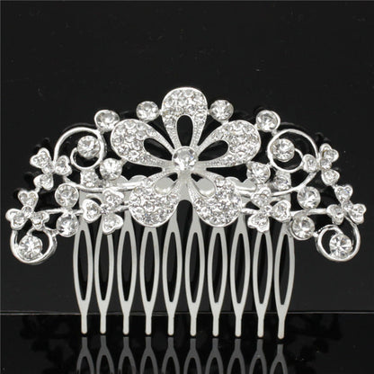 Wedding Dress Accessories Bridal Accessories Wedding Bridal Accessories Alloy Rhinestone Hair Combs Bridal Tiara