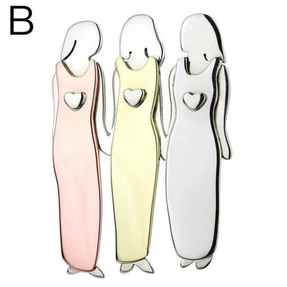 2/3/4/5/6 Sisters Pin Best Friends Pin Sisterhood Brooch Tricolor Brooch Handmand Christmas New Year Gift Durable Metal Brooches